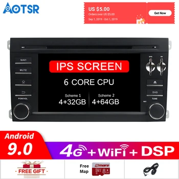 

Android 9.0 Car gps multimedia DVD Player Radio For Porsche Cayenne 2003-2010 car GPS Navigation DVD Video player head unit DSP