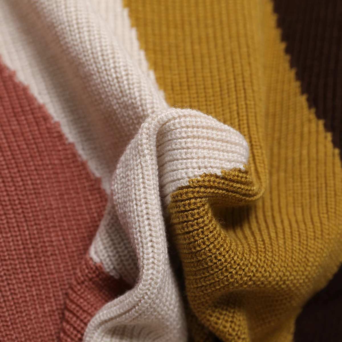 Intarsia knitt Pullover Women Autumn Winter Long