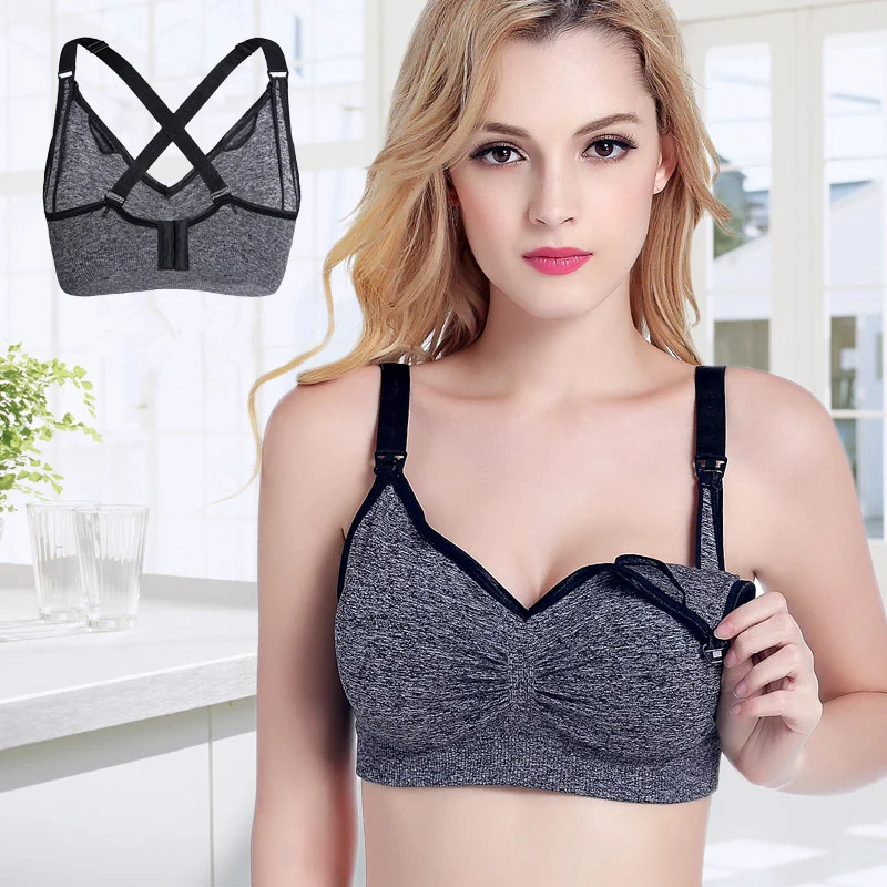 Nursing Bra Maternity Clothes For Pregnant Women Pregnancy Maternity Bra  Breastfeeding Lactation Maternal Underwear Things Bras - AliExpress