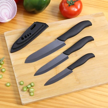 

Kitchen Knives Ceramic Knife Single 3 4 5 6 inch Zirconia Black Blade Paring Fruit Vege Chef Knife Cooking Tools