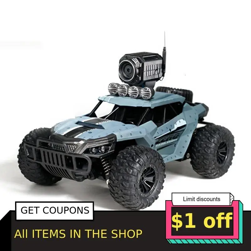 1/18 Радиоуправление 25 км/ч Электрический спортивный автомобиль с WiFi 720P камерой HD
