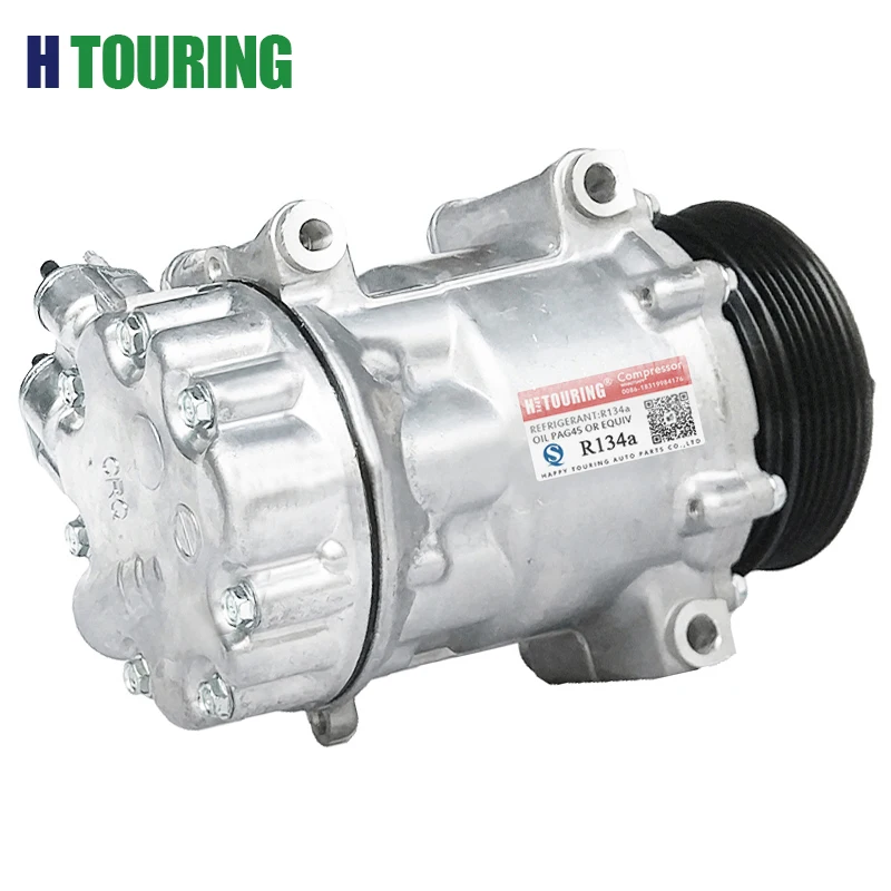 Компрессор кондиционера для PEUGEOT 407 308 5008 CITROEN C5 7C16 1342 1301 1322 1311 1318 9684141780 9671451380 6453ZS