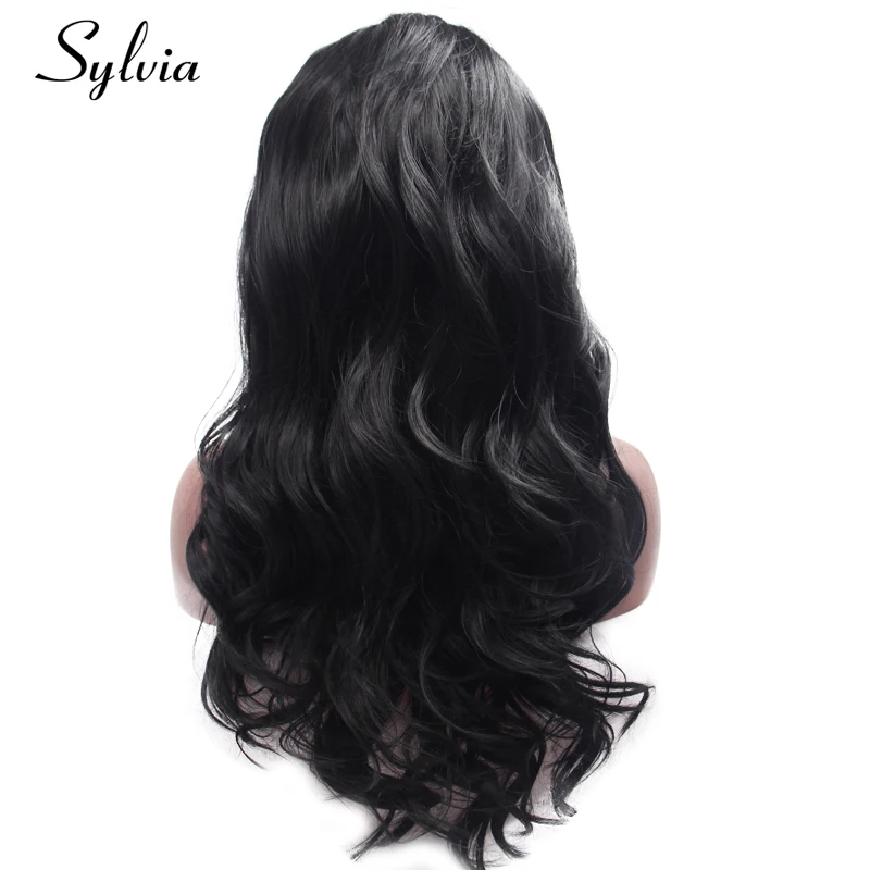 Dianteira do Laço Cabelo para Mulher Natural Colorido Encaracolado Peruca Sintético Cosplay Onda Corpo Longo Preto Frontal Perucas Pré Arrancadas Glueless 7 High Quality Apliques e perucas