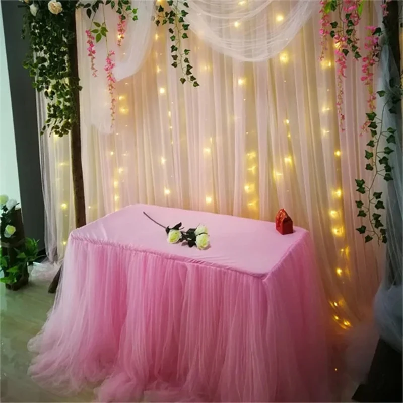 오간자 롤 웨딩 얇은 명주 그물 롤 쉬어 크리스탈 오간자 패브릭 꽃 아치 문 장식, 결혼 원사 생일 이벤트 액세서리, 5 m, 10m