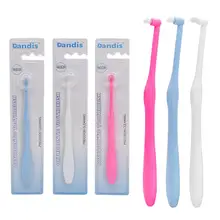 1 шт. Ортодонтическая зубная щетка межзубная зубная щетка маленькая головка мягкая коррекция волос зубные брекеты зубная нить Уход за полостью рта