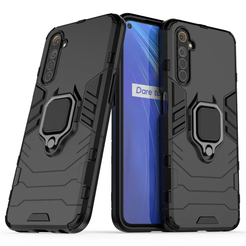 Чехол Realme 6 Pro для OPPO A52 A72 A92 6i противоударный защитный силиконовый чехол жесткий
