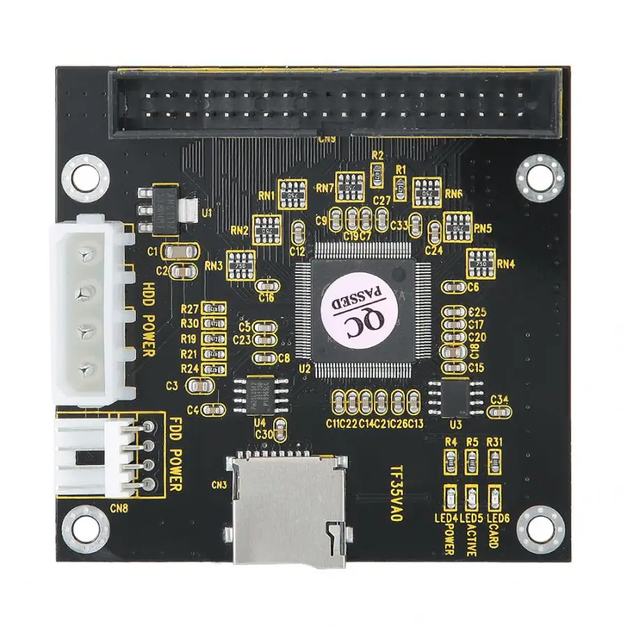 44-стежков на каждые 2,0 мм Мужской IDE/SATA/ATA-33 для жестких дисков Riser Card для DOS/NT4/WINDOWS/Linux
