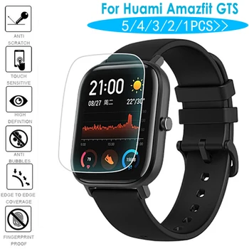 

5/4/3/2/1PCS for Huami Amazfit GTS Explosion-proof Full Cover Clear Soft HD Screen Protector Film Transparent Protective Film