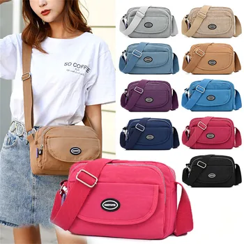 

New Women Nylon Shoulder Bag Waterproof Elegant Daily Shopping Handbag Famous Brand Bolsa de ombro das mulheres#30