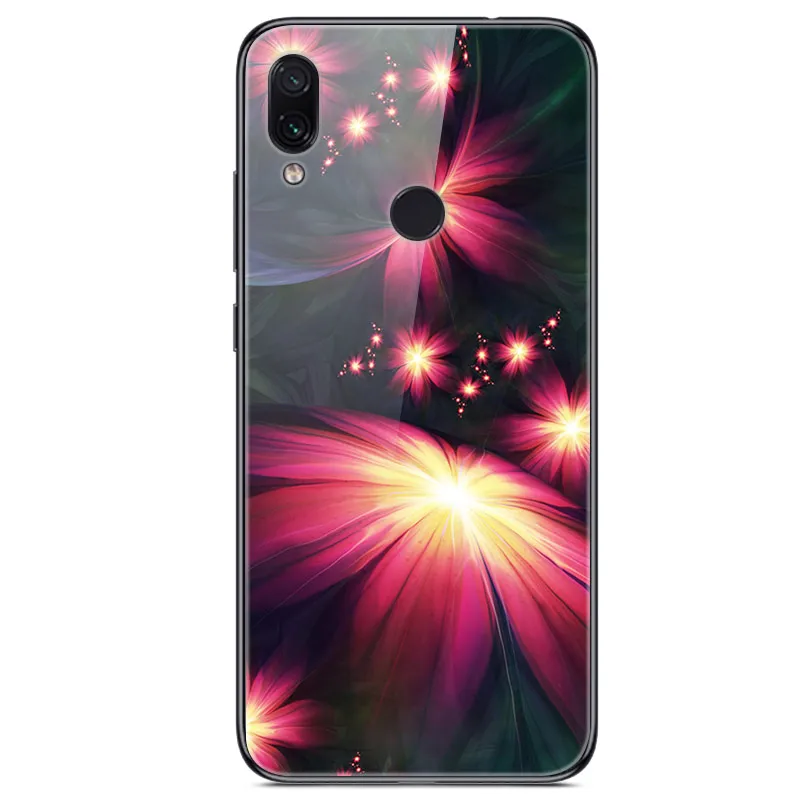 Dành Cho Xiaomi Redmi Note 7 Case Kính Cường Lực Tranh Ốp Lưng Cho Xiaomi Redmi Note7 6.3 "Fundas Coque Redmi NOTE 7 PRO Túi phone cases for xiaomi Cases For Xiaomi