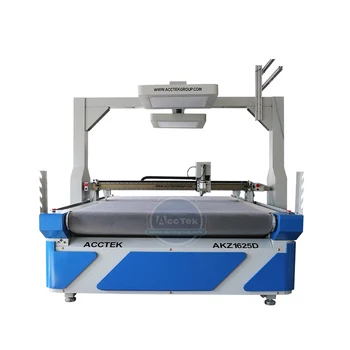 Best CCD Camera Vision Contour Oscillating Knife Cutting Plotter Machine With Auto Feeding Roll