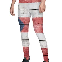 Мужские брюки с американским флагом, модные, вечерние, мягкие, компрессионные, из искусственной кожи