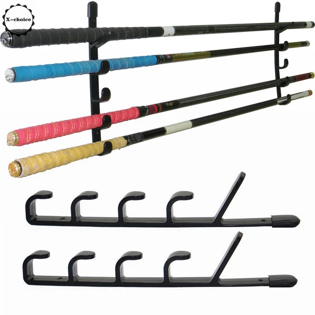 2pcs/lot Horizontal Ceiling Rack For Fishing Rod Storage Pole Reel Wall  Mount Rack Holder - Fishing Tools - AliExpress