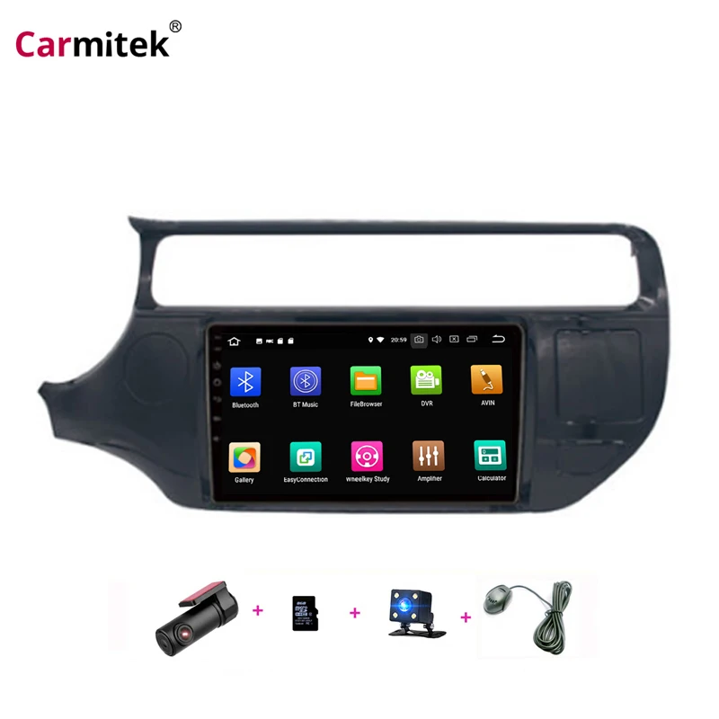 2 Din Touch screen Android 9 CAR GPS for KIA K3 RIO 2015-2016 Car Multimedia DVD Player Radio navigation autoradio Head unit | Автомобили
