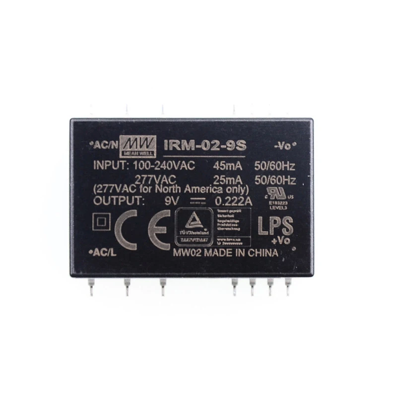 IRM-01/02/03/05/10 meanwell power supply ac dc 3.3/5/12/15/24V class 2 design smps Waterproof dustproof miniature-2