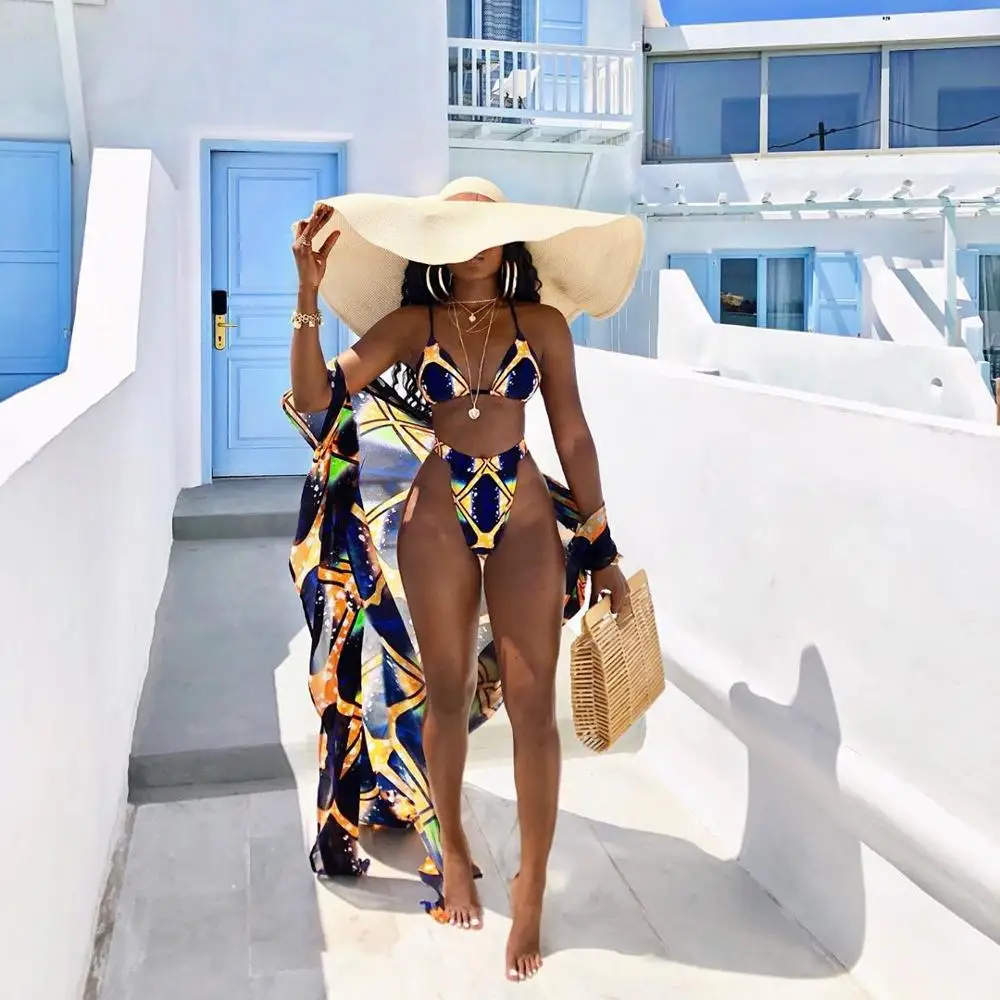 Бикини 2021 однотонный купальный костюм женская одежда для плавания комплект