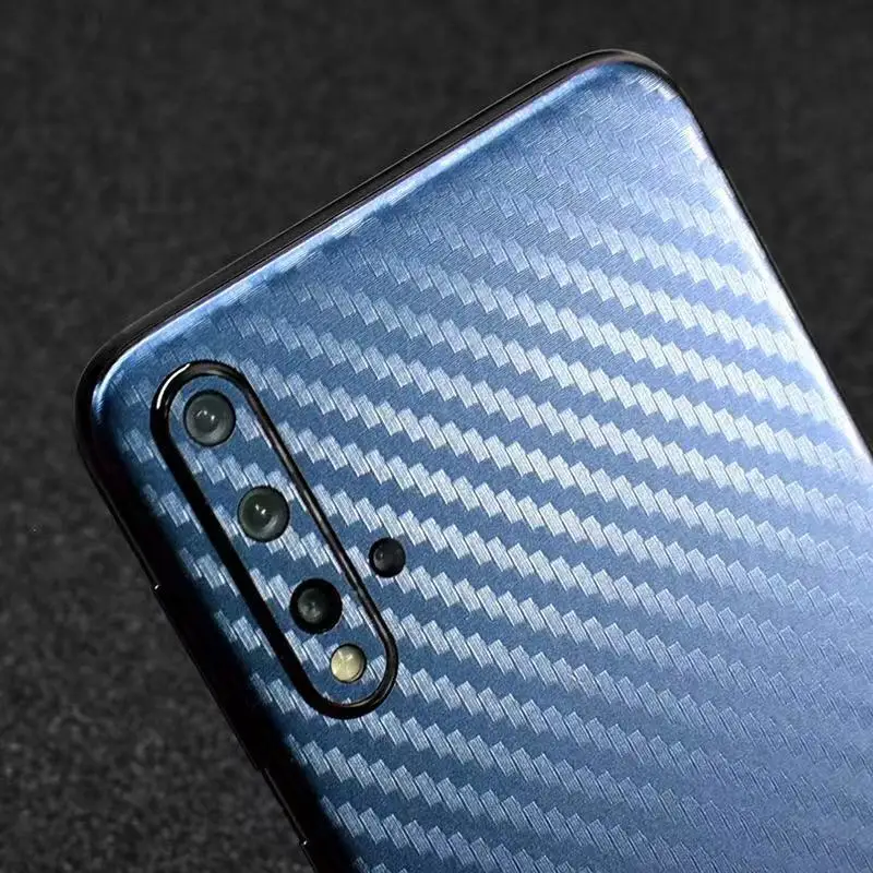 10 шт./лот для huawei honor Nove5 pro/honor nova 5i 3D Градиент из углеродного волокна полное заднее покрытие наклейка защитная пленка