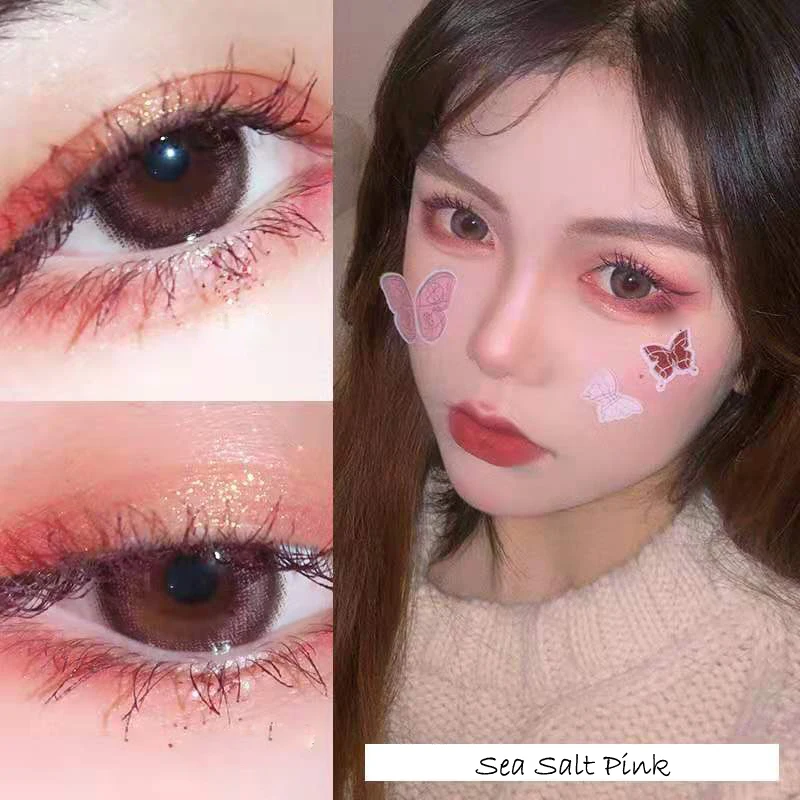 Beauty Corner Soft Beautiful Pupil Sea Salt Cosmetic Yearly Cycle Colored Contact Lenses Color for eyes | Красота и здоровье