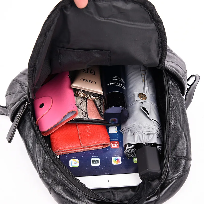 Женский водонепроницаемый рюкзак из натуральной кожи, модная сумка, стиль преппи школьная сумка, школьная сумка, сумка для книг, дорожная сумка для женщин