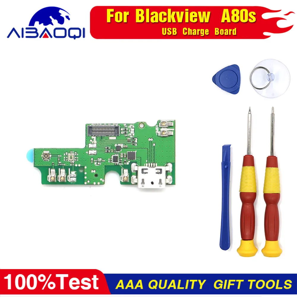 Зарядная плата USBPlug + микрофон Blackview A80S Шлейф для телефона Зарядка кабелей модуль