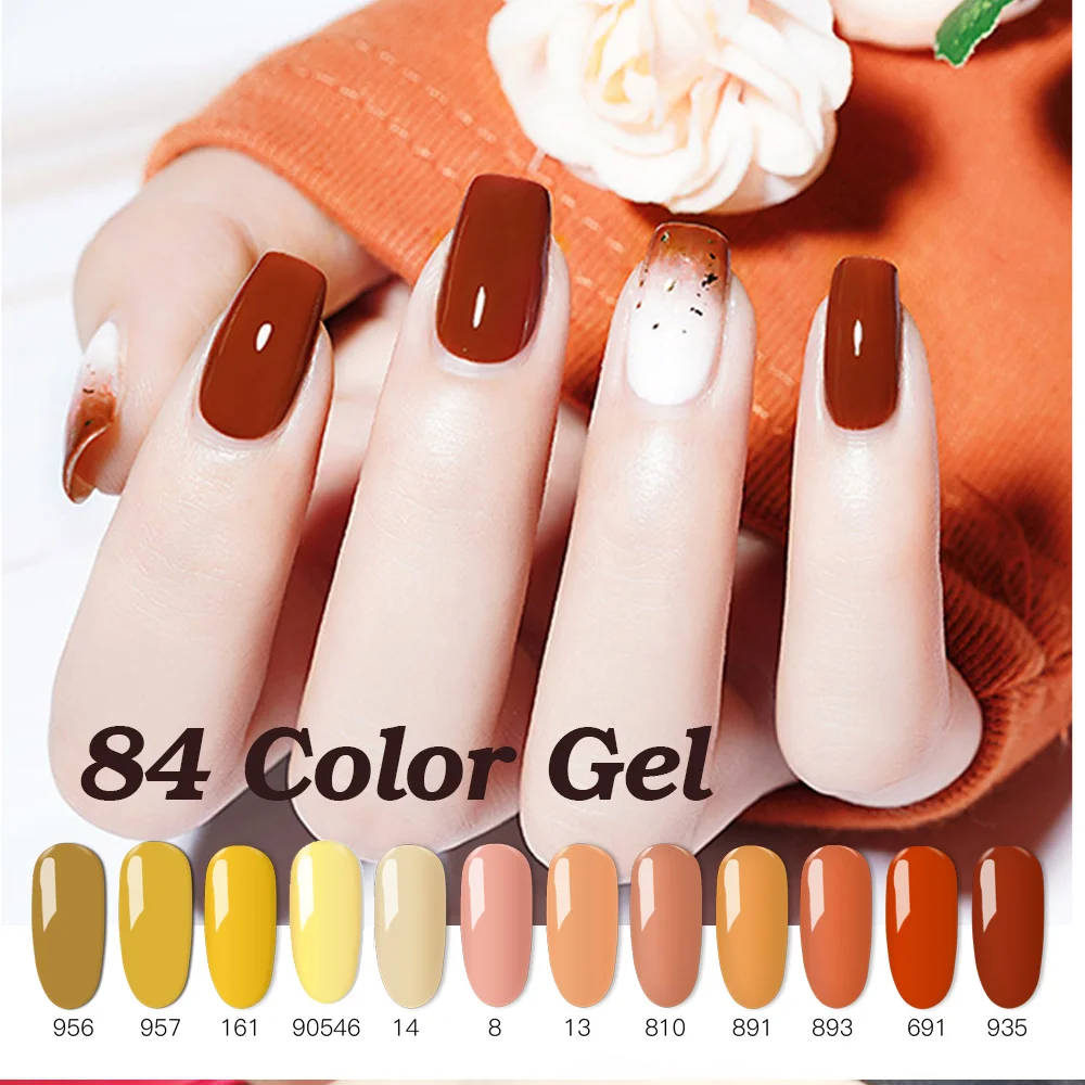 Cor do Inverno Manicure Ibdgel Soak Off Gellak 15ml Unha Polonês Permanente Vernizes 12pcs uv Gel 8 cor embeber fora gellak polonês vernizes permanentes