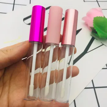 

10ml Empty Lip Gloss tubes Lip Glaze Brush Makeup Cosmetic Container Lipstick Lip Balm Refillable DIY Lipgloss Bottle