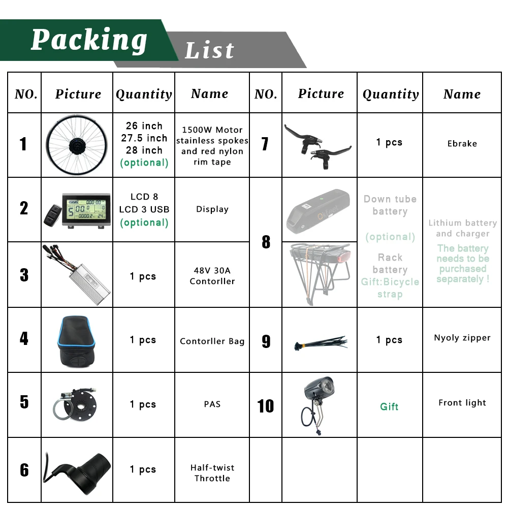 US $241.00 e Bike Kit 48V 1000W Front Rear Motor 26 28 Electric Wheel hub motor lcd3 kit Electric bike Bicycle Conversion Kit