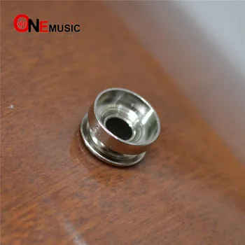

50PCS M9 Brass Guitar Equalizer Output Jack Cover Pickup 6.35 Jack Cover with Strap Lock Chrome