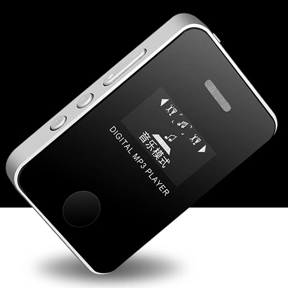 Клип HIFI музыка мини USB спортивный ЖК-экран с динамиком английский кабинет 16 Гб 7 звуковых режимов MP3-плеер Поддержка TF карта перезаряжаемая