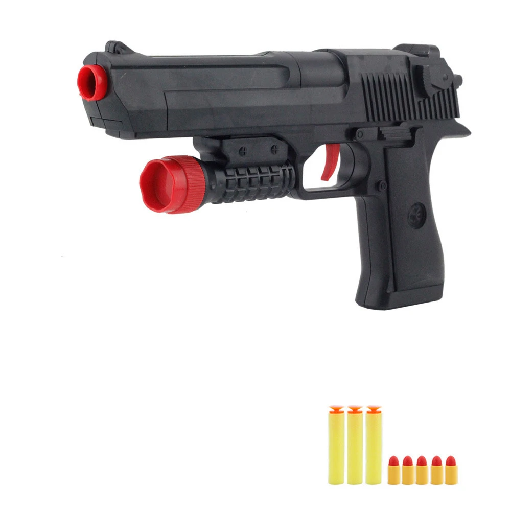 少年子供の教育おもちゃの銃ソフトゴム弾銃のおもちゃデザートイーグル Toy Guns Aliexpress