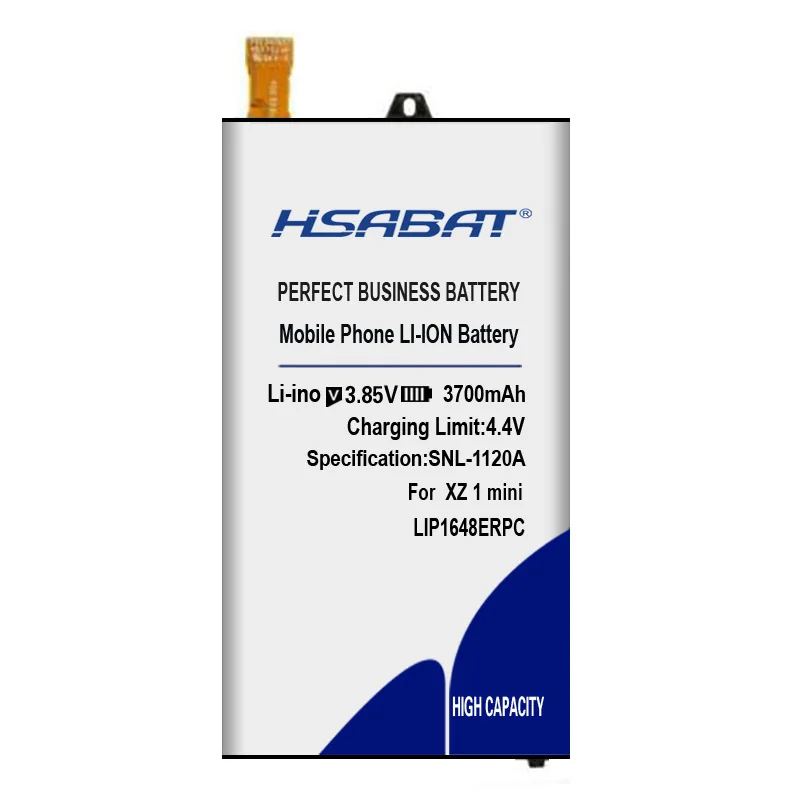 HSABAT LIP1648ERPC 3700 мА/ч, Батарея для Sony Xperia XZ1 компактный XZ1 мини 4," G8441 SO-02K PF41 батареи
