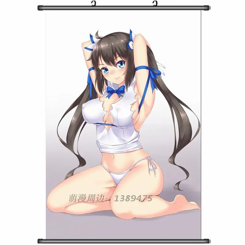 Аниме Danjon ni Deai o Motomeru no wa Machigatteiru Daro ka Kami Sama Hestia домашний декор настенные прокрутки