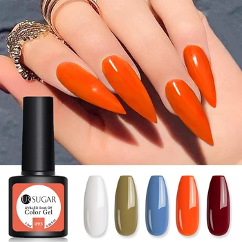 

UR SUGAR 7.5ml Uv Gel Nail Polish Top Uv Led Gel Nail Art Varnish Hybrid Soak Off Gel varnish Lucky Nail Paint Gel Polish Gellak