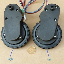 1 пара мотор-редуктор для подметания робота DC 12 В 100мА пластиковая коробка передач кодовая скорость DC мотор-редуктор колеса, левый и правый, соотношение 1: 63