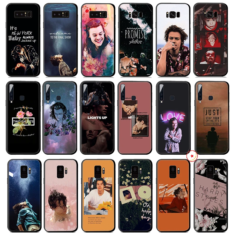 Harry style Soft Silicone Case for Samsung Galaxy A9 A8 A7 A6 Plus 2018 A5 A3 2017 2016 J6 Phone |
