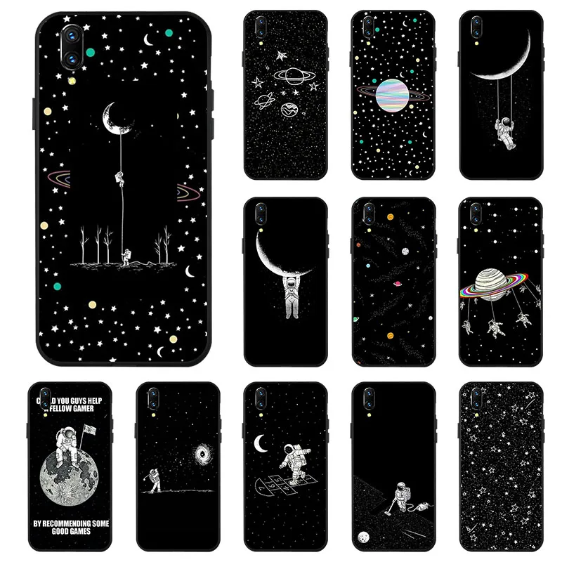 

Vanveet Fashion Black Silicon Case For Vivo V7 Cases Anti-knock Cover For Vivo Y53 V7 X9 Plus V11i Y83 X27 X23 Pro Y75 Covers