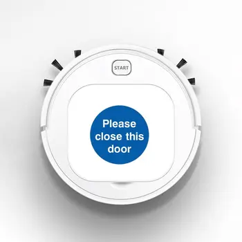 

Auto USB Sweeping 1800Pa Multifunction Smart Robot Vacuum Cleaner Dry Wet Vacuum Floor Cleaner Warning PLEASE CLOSE THIS DOOR