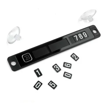 

BOOMBLOCK Temporary Car Parking Card Universal Telephone Number Accessories Auto for BMW e90 e60 e46 f10 VW Golf 7 peugeot 206