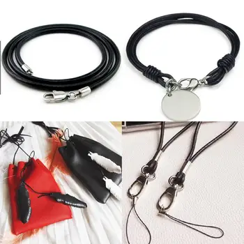 

1.5mm 11Yards Round Cowhide Leather Cord Leather Strips Jewelry Beading Making