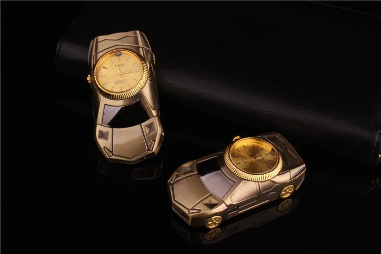 Несколько моделей часы кварцевые зажигалки компактный бутан Jet фонарь сигарета сигары прямой огонь Зажигалка без газа для мужчин подарок