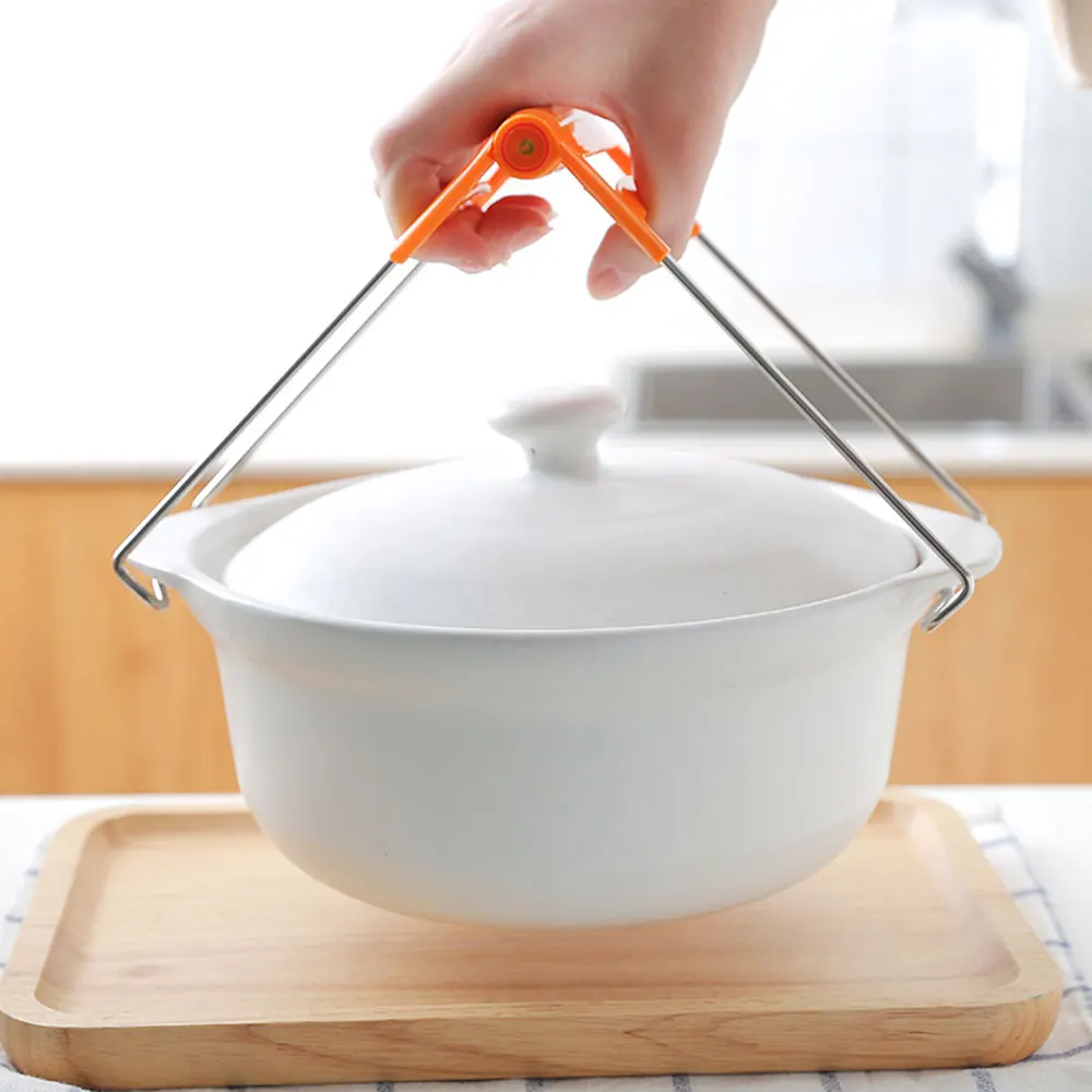 Practical Kitchen Stainless Steel Bowl taking Clamp Bowl holding Clamp Anti scalding Bowl dish Clamp And 1 Practical Kitchen Stainless Steel Bowl taking Clamp Bowl holding Clamp Anti scalding Bowl dish Clamp And 2