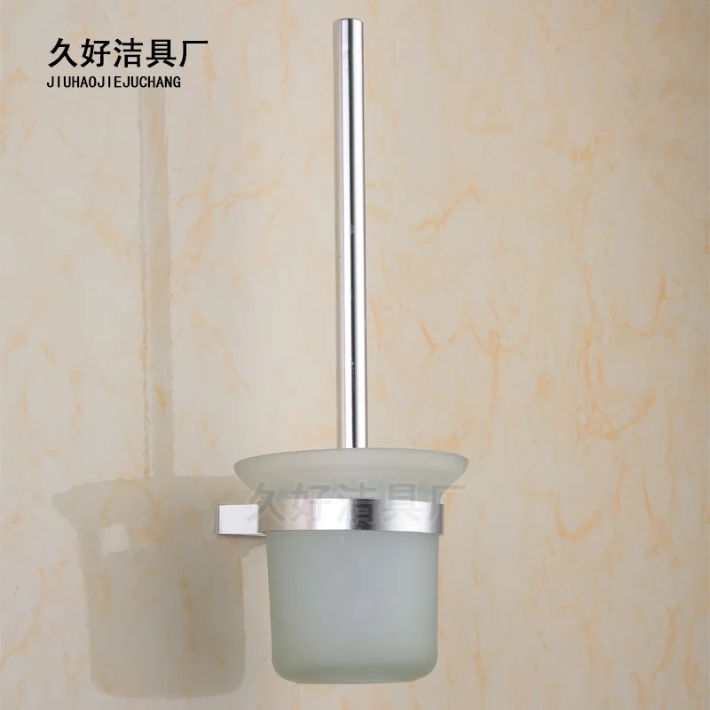 Light Alumimum Toilet Brush Glass Cup Set Limited Time Discount Manufacturers Direct Supply