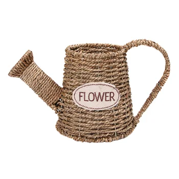 

Rattan Weaving Flower Basket Elegant Woven for Home Garden Wedding Decoration FPing