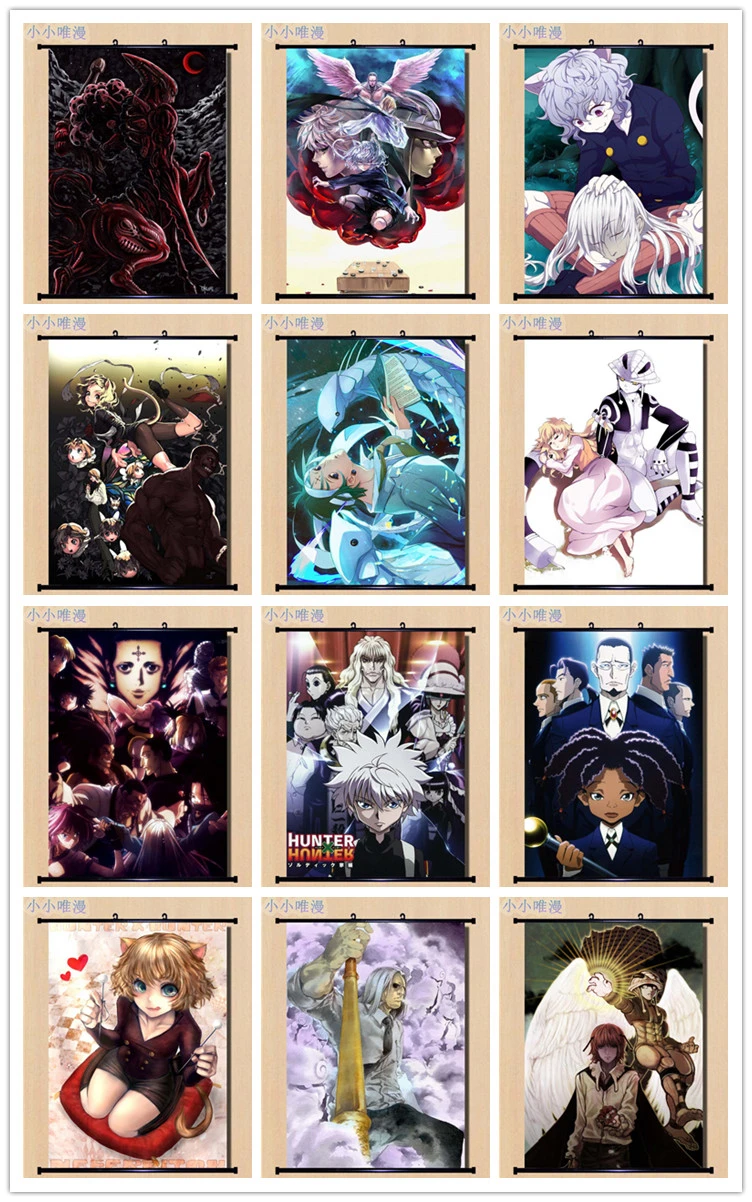 Coscaseアニメハンター ハンターmeruemキメラアリ女王キルアzoldyck家の装飾ウォールスクロールポスター装飾写真 絵画 書道 Aliexpress