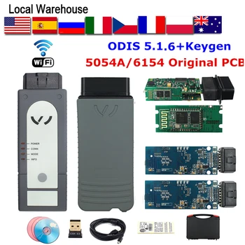 

ODIS 5054A Original OKI Full Chip Bluetooth AMB2300 5054A V5.1.6 with Keygen 6154 WIFI UDS For VAG Diagnostic Tool