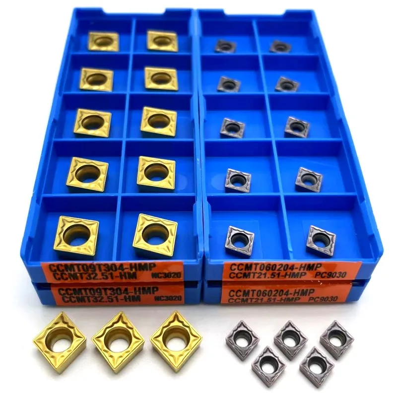 

CCMT060204 CCMT09T304 HMP NC3020 internal turning tool metal lathe tools high quality Cutting tool CCMT 060204 turning insert