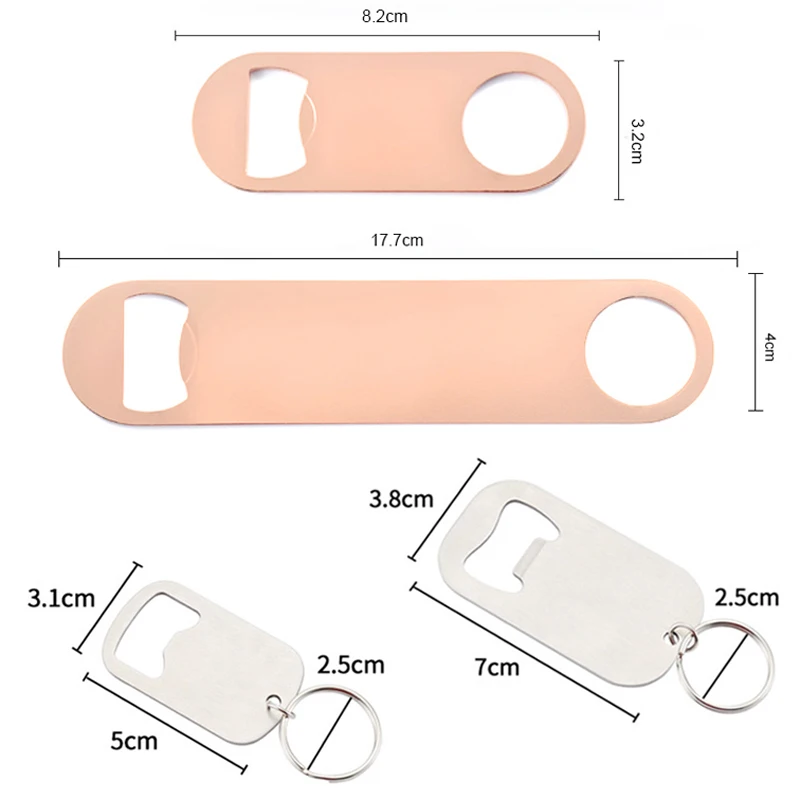 TIRE BOUCHON,Small size--Porte clés ouvre bouteille de bière en acier