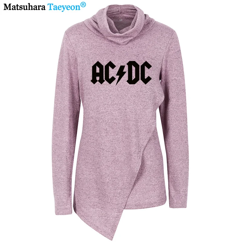 12 AC/DC тяжелая металлическая рок-группа женская футболка с длинными рукавами футболки acdc принт Повседневная футболка хип-хоп короткий рукав хлопковый топ - Цвет: 12