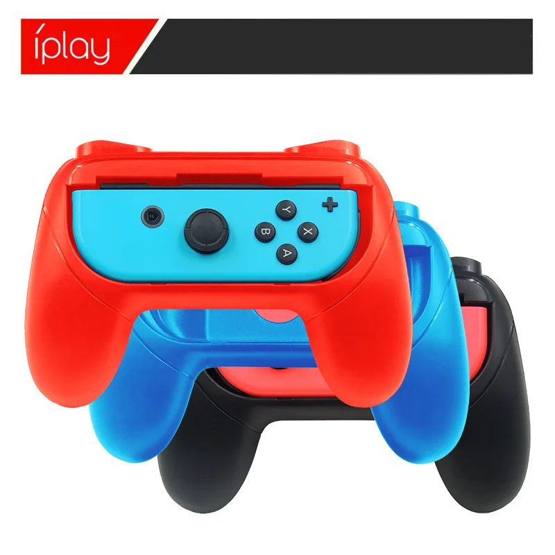 

IPLAY Switch Joy-Con Small Handle Grip NS Horizontal Handle Game, Toby Pack of 2
