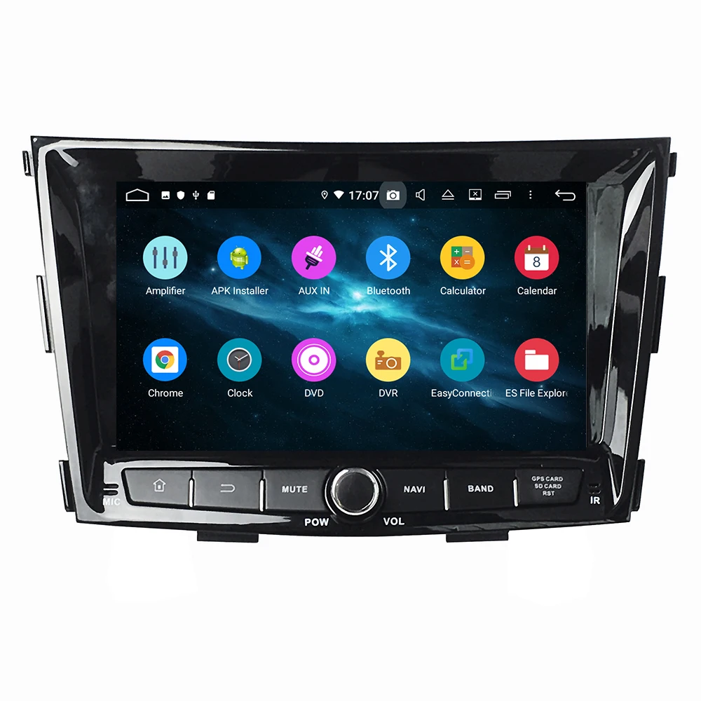 Android 9,0, четыре ядра, 4 Гб ОЗУ, 64 Гб ПЗУ, автомобильный DVD, gps навигация, мультимедийный плеер, стерео, для SsangYong Tivolan